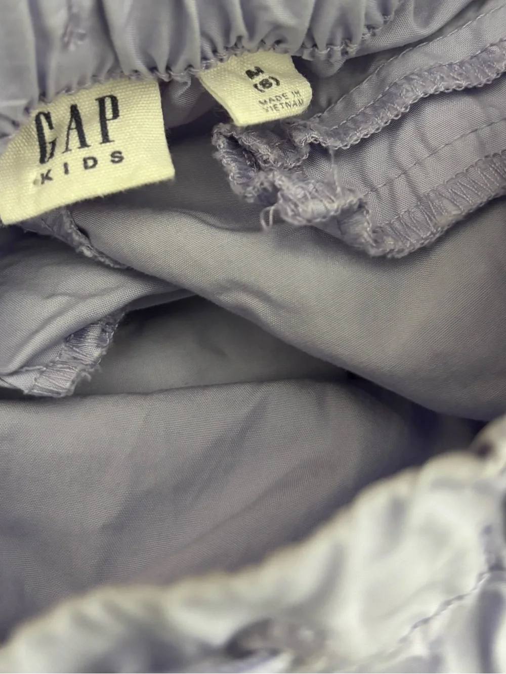 Gap Girls Lilac/Light Purple Lightweight Cargo Baggy Pants Joggers Medium 8
